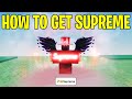 How to Get Supreme in Aura Craft Roblox