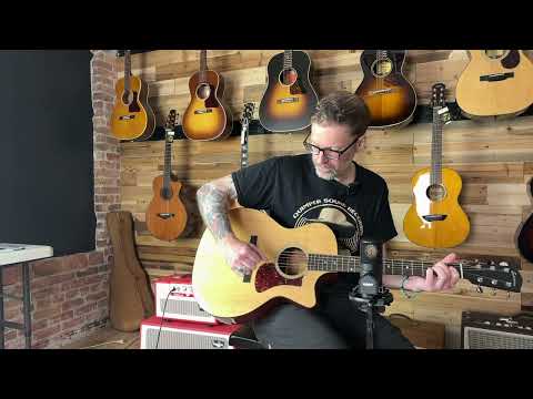 Eastman AC122-1CE Deluxe Grand Auditorium Acoustic - Thermo-Cure Natural image 2