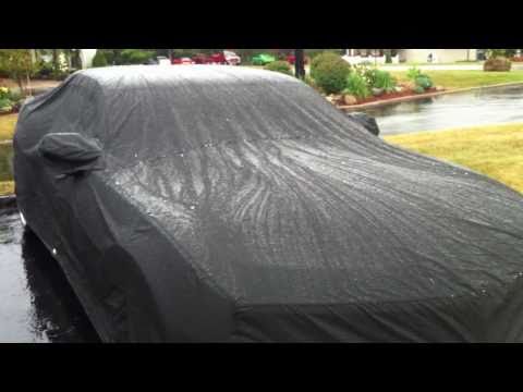 How well does a Covercraft WeatherShield car cover work in the rain?