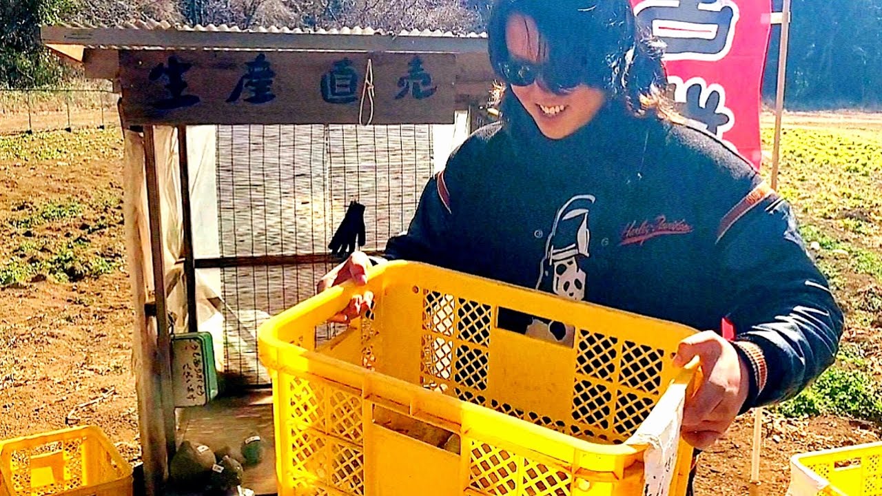 野菜に金を、払います。