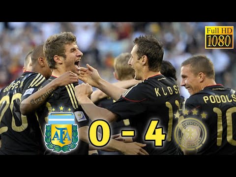 Argentina vs Germany 0-4 II Highlights & Goals II World Cup 2010