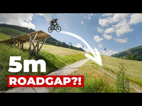 HIGHEST DROP yet?! FULL THROTTLE on the X-line in Saalbach!