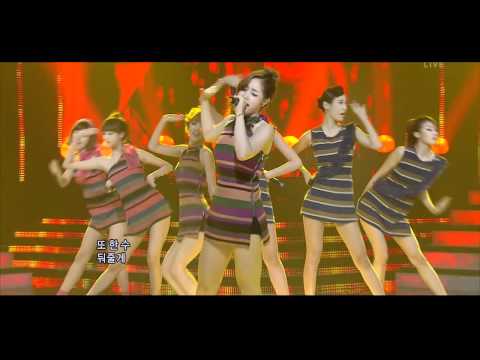 HD inkigayo 110911 Nine Muses - Figaro