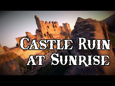 EPIC German Castle Ruin at Sunrise | FPV Cruise