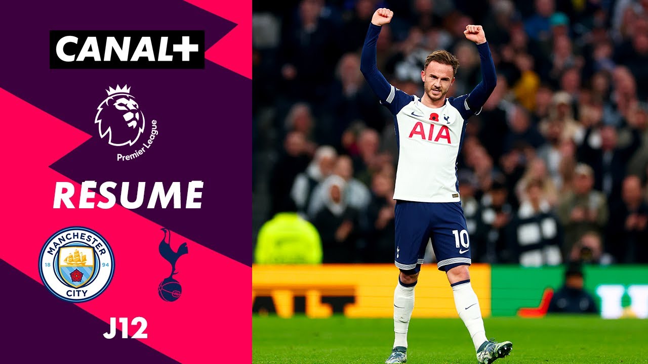 Résumé Manchester City / Tottenham - Premier League 2024-25 (J12)