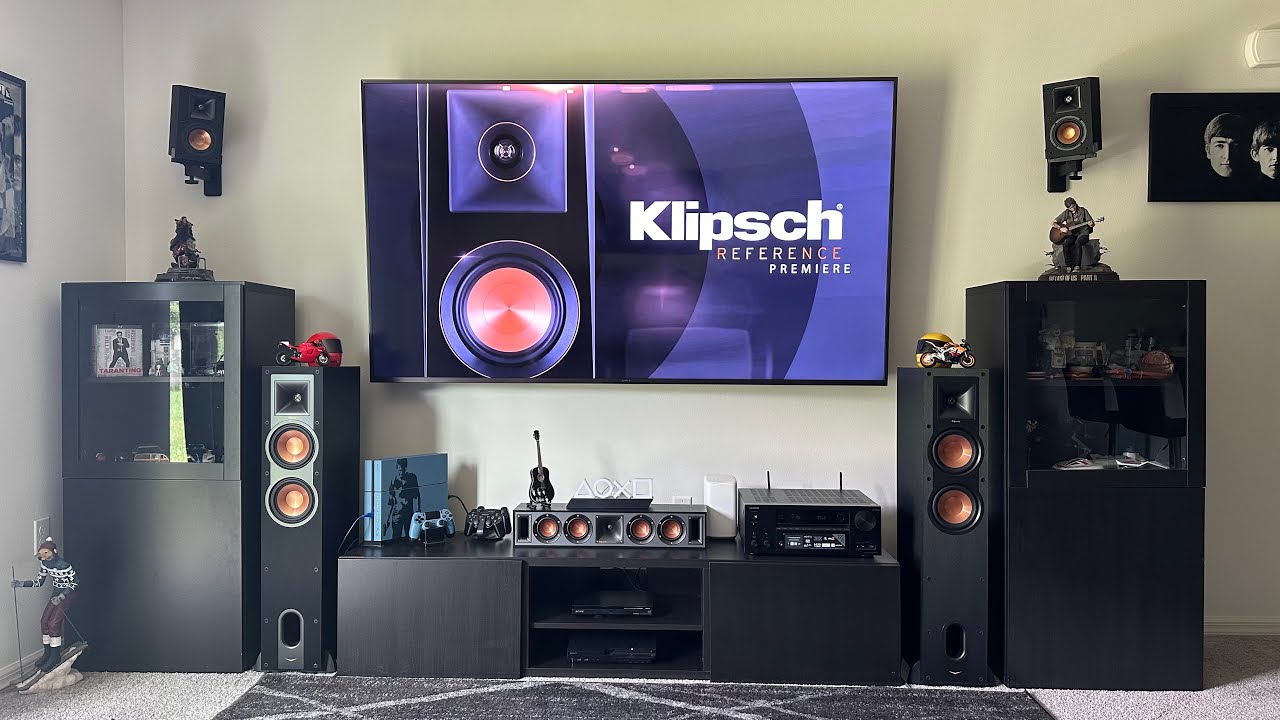 Home Theater 2024 Onkyo & Klipsch 5.2.2 Dolby Atmos