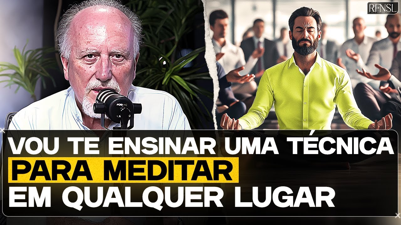 ELE APRENDEU A MEDITAR DURANTE A REUNIÃO
