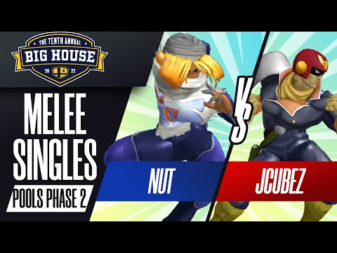 nut vs JCubez - Melee Singles Pools LQF - The Big House 10 | Sheik vs Cpt Falcon