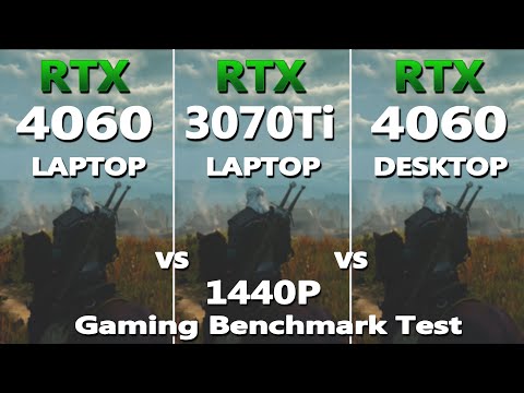 Laptop RTX 4060 vs RTX 3070Ti vs Desktop RTX 4060 Gaming Test | 1440P | Laptop vs Desktop |
