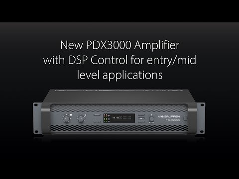 New Lab.gruppen PDX3000 Amplifier with DSP Control – Powered Simplicity