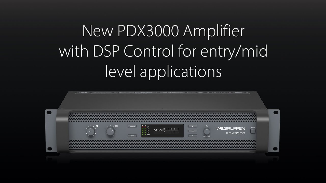 video Cục đẩy công suất Lab.Gruppen PDX3000 chính hãng 0