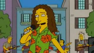 The Simpsons - Homer & Marge (Love Goes On by Weird Al Yankovic) with Lyrics