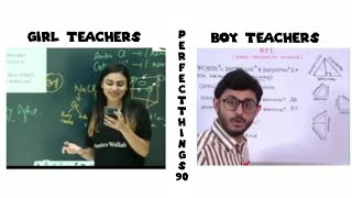 Girls vs boys teacher girls vs boys Funny memes @PERFECTTHINGS90 #girl #girlvsboys