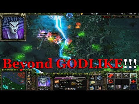 DOTA 1 KROBELUS - Death Prophet BEYOND GODLIKE! FULL GAMEPLAY