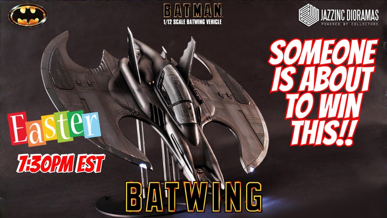 Someone Is About To Win This 1/12 JazzInc Deluxe 89 Batwing!!