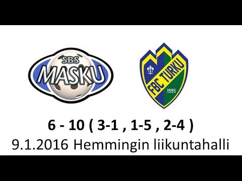 SBS MASKU - FBC TURKU 9.1.2016 MAALIT