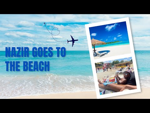 Nazir goes to the beach