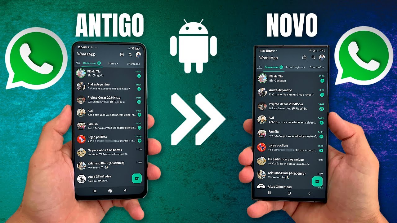 COMO TRANSFERIR AS CONVRESAS DO WHATSAPP DE UM CELULAR ANDROID PARA OUTRO ANDROID