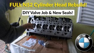 DIY BMW N52 Cylinder Head Rebuild! Replacing Valve Stem Seals + Reassembly [BMW N52 Rebuild Part 13]