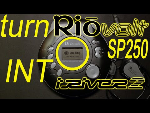 Turn Riovolt SP250 (CD/MP3 player) into iRiver 2: trying out the life hack from 20 years ago.