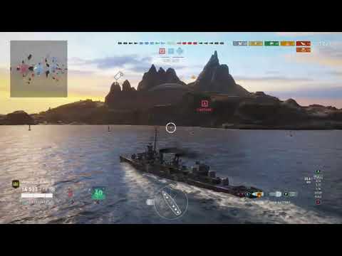 Knowing your role as a gunboat! DD players need to watch World of warships legends Fletcher gameplay