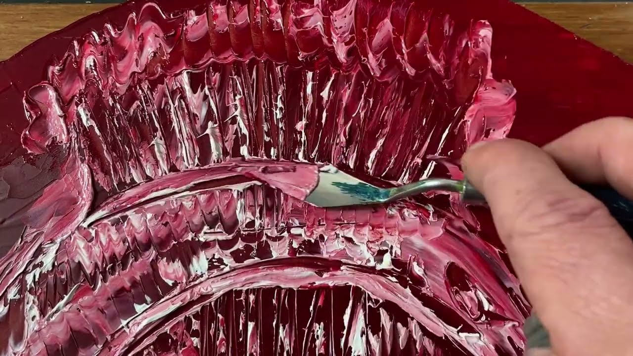 An artwork about trauma | oil painting & palette knife 