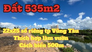 BÁN ĐẤT BIỆT THỰ TP VŨNG TÀU 530m2