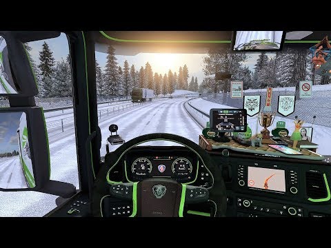 ETS2 (v1.30) - New Scania S730 V8 Sound + Interior + Combo Skin | Frosty Winter!