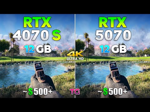 RTX 5070 vs RTX 4070 SUPER - Test in 4K