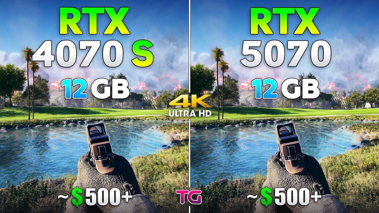 RTX 5070 vs RTX 4070 SUPER - Test in 4K