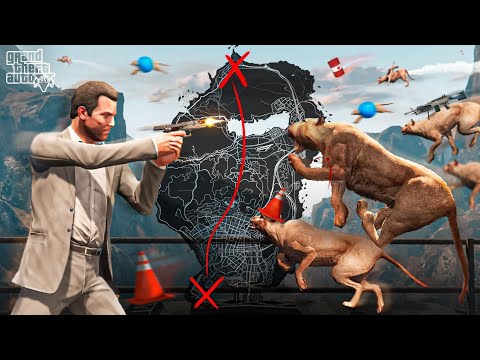 Can Michael Escape Los Santos When It’s Overrun By Cougars?