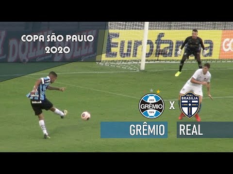 GRÊMIO x REAL BRASÍLIA (Melhores Lances) - COPA SÃO PAULO DE FUTEBOL JÚNIOR 2020