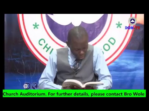 RCCG DON-TV BROADCAST - OPEN HEAVEN 7th JUNE 2017 PLEASE GOD AND NOT SELF