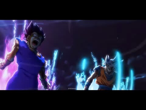 MUI Goku and Ultra Ego Vegeta VS Gas | Manga animation | DragonBall Super