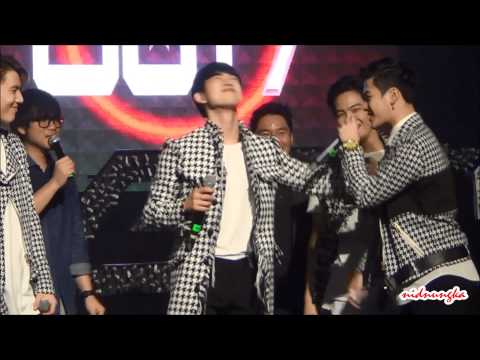 [Fancam][HD] 150321 GOT7 in Malaysia - Jr speaks English & members teased him ^ ^