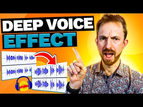 Make Your Voice Deeper in Audacity - Beef Up Your Voice Easily For Free - No PLUGINS Required