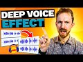 Make Your Voice Deeper In Audacity Beef Up Your Voice Easily For Free No PLUGINS Required