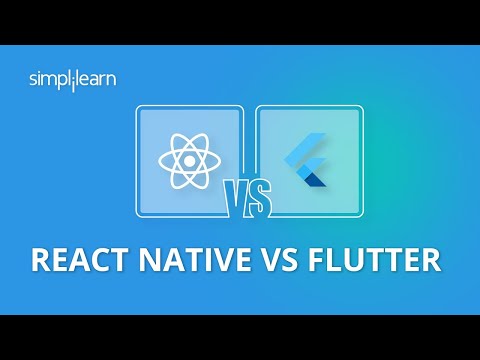 React Native vs Flutter Which One To Learn | Difference Between React Native Flutter|Simplilearn