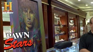Pawn Stars: Jim Morrison Door Painting