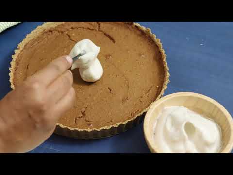 Vegan Pumpkin Tart with Oat Crust