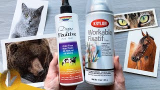 Protect Colored Pencil Drawings | Colored Pencil Fixative Finishes And Sprays