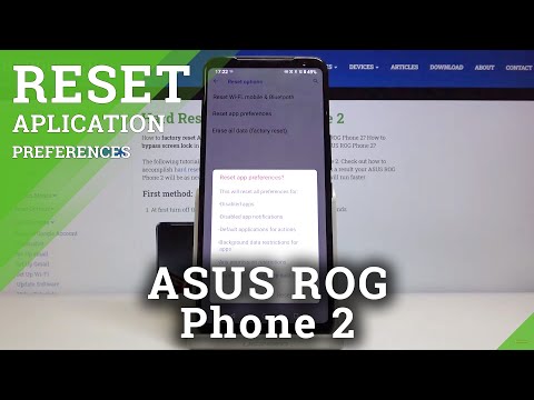 How to Restore App Permissions in ASUS ROG Phone 2 - Reset App Preferences