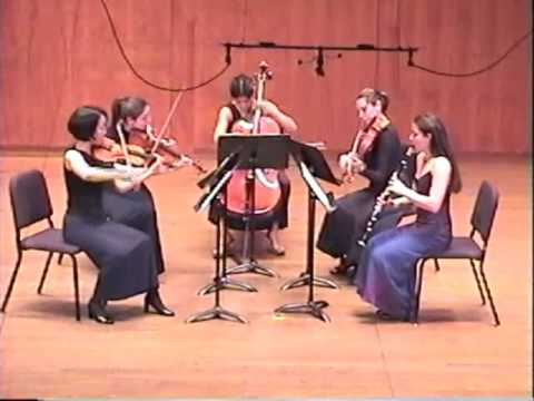 Mozart Clarinet Quintet 4th mvt
