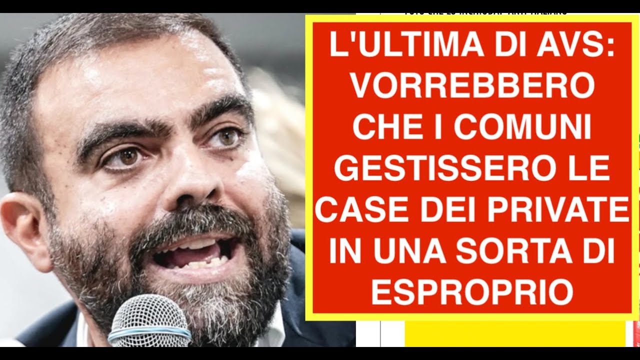 L'ULTIMA DI AVS: VORREBBERO CHE I COMUNI GESTISSERO LE CASE DEI PRIVATE IN UNA SORTA DI ESPROPRIO