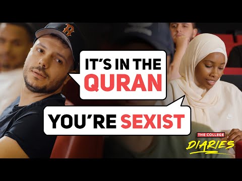 Hijabi Feminist LASHES at Muslim Bro in Class 👀🔥 Ep. 1 #CollegeDiaries