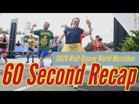26.2 miles in 60 seconds: The 2020 Walt Disney World Marathon