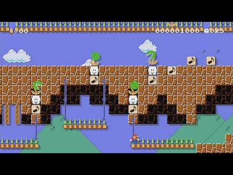 Wooded Kingdom Speedrun by Jimzan - Super Mario Maker - No Commentary 1bk