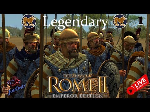 New Legendary Campaign! Massilia Rises – Total War Rome 2 LIVE | Joe Onit Productions