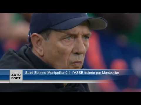Saint Etienne 0-1 Montpellier Meilleurs moments et objectifs