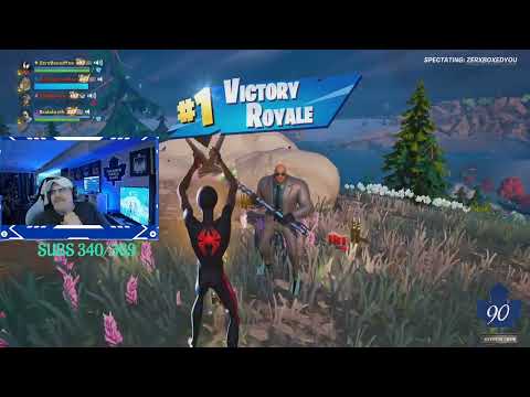 @G90B0MBER Closing moments of a World Record Fortnite Squad Game! 64 Elims!